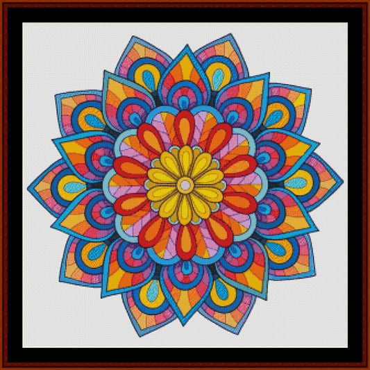 Counted Cross Stitch Pattern: Mandala 144 - Cross Stitch Collectibles