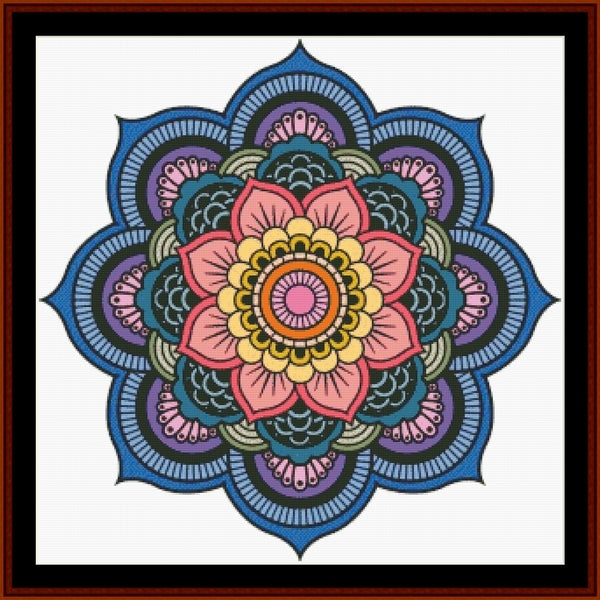 Counted Cross Stitch Pattern: Mandala 145 - Cross Stitch Collectibles