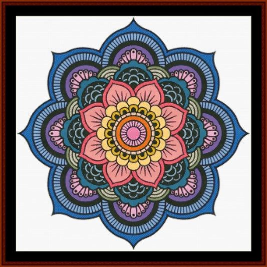Counted Cross Stitch Pattern: Mandala 145 - Cross Stitch Collectibles