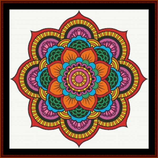 Counted Cross Stitch Pattern: Mandala 147 - Cross Stitch Collectibles