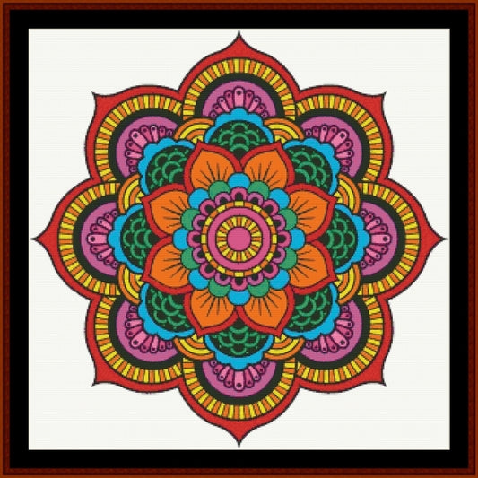 Counted Cross Stitch Pattern: Mandala 147 - Cross Stitch Collectibles
