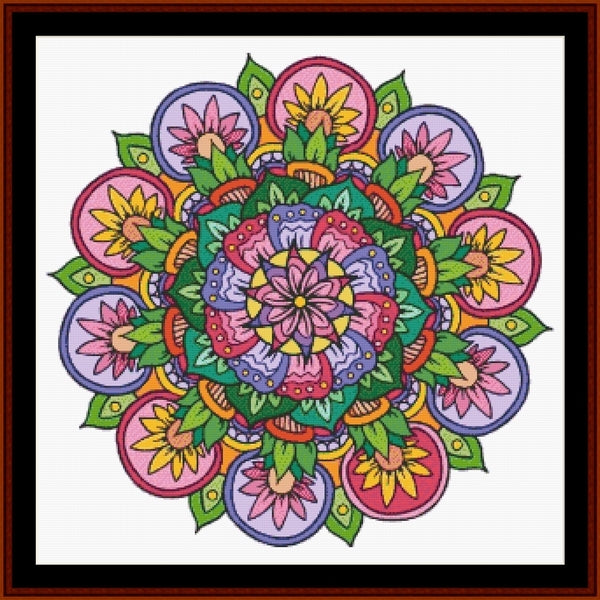 Counted Cross Stitch Pattern: Mandala 148 - Cross Stitch Collectibles