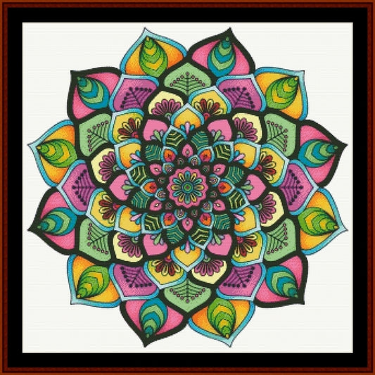 Counted Cross Stitch Pattern: Mandala 149 - Cross Stitch Collectibles