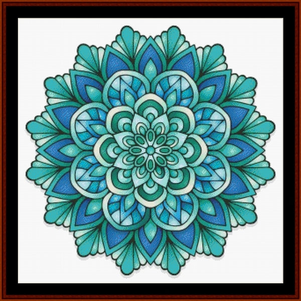 Counted Cross Stitch Pattern: Mandala 150 - Cross Stitch Collectibles