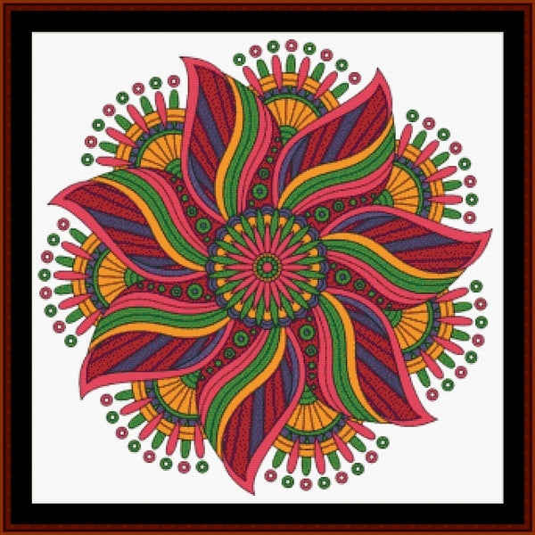 Counted Cross Stitch Pattern: Mandala 151 - Cross Stitch Collectibles