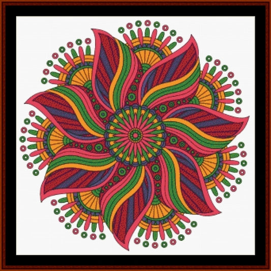 Counted Cross Stitch Pattern: Mandala 151 - Cross Stitch Collectibles
