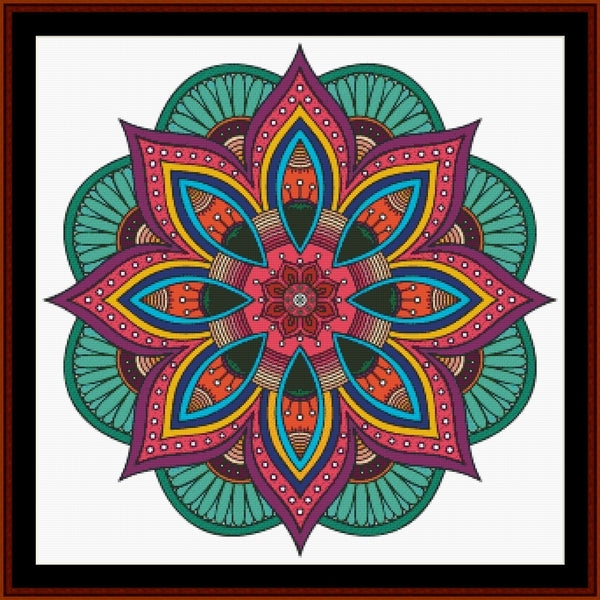 Counted Cross Stitch Pattern: Mandala 152 - Cross Stitch Collectibles