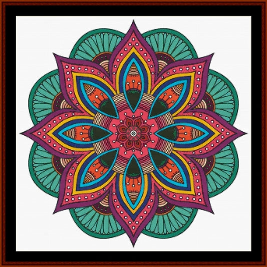 Counted Cross Stitch Pattern: Mandala 152 - Cross Stitch Collectibles