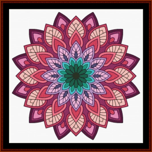 Counted Cross Stitch Pattern: Mandala 153 - Cross Stitch Collectibles