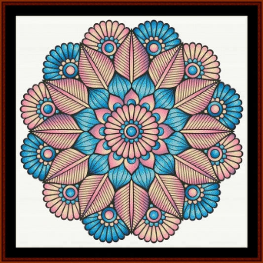 Counted Cross Stitch Pattern: Mandala 154 - Cross Stitch Collectibles