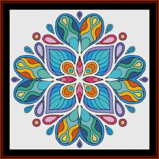 Counted Cross Stitch Pattern: Mandala 155 - Cross Stitch Collectibles