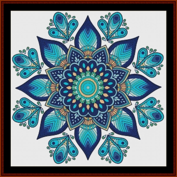 Counted Cross Stitch Pattern: Mandala 157 - Cross Stitch Collectibles