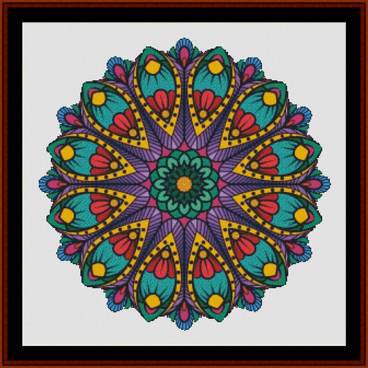 Counted Cross Stitch Pattern: Mandala 158 - Cross Stitch Collectibles