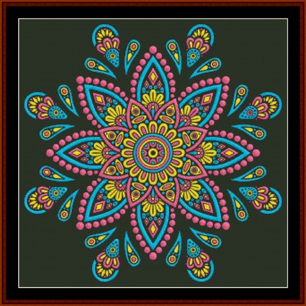 Counted Cross Stitch Pattern: Mandala 160 - Cross Stitch Collectibles