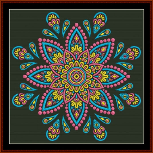 Counted Cross Stitch Pattern: Mandala 160 - Cross Stitch Collectibles