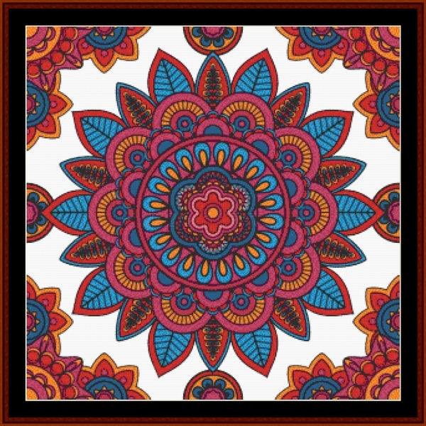 Counted Cross Stitch Pattern: Mandala 161 - Cross Stitch Collectibles