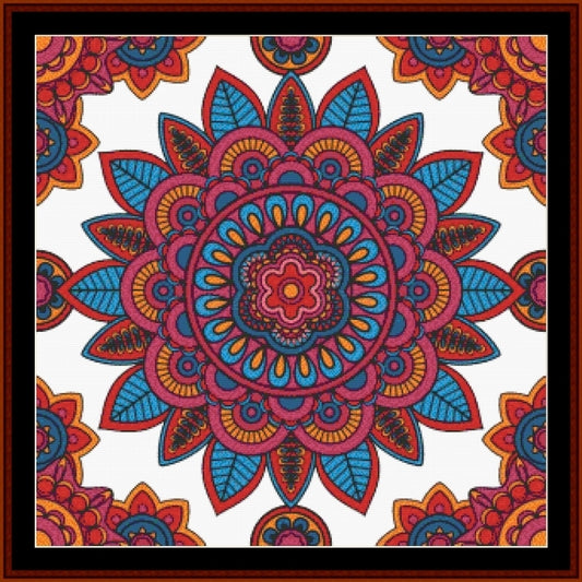 Counted Cross Stitch Pattern: Mandala 161 - Cross Stitch Collectibles