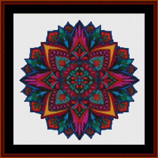 Counted Cross Stitch Pattern: Mandala 19 (Small) - Cross Stitch Collectibles