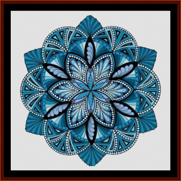 Counted Cross Stitch Pattern: Mandala 20 (Large) - Cross Stitch Collectibles