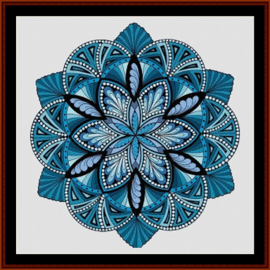 Counted Cross Stitch Pattern: Mandala 20 (Large) - Cross Stitch Collectibles