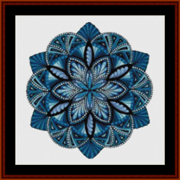 Counted Cross Stitch Pattern: Mandala 20 (Small) - Cross Stitch Collectibles