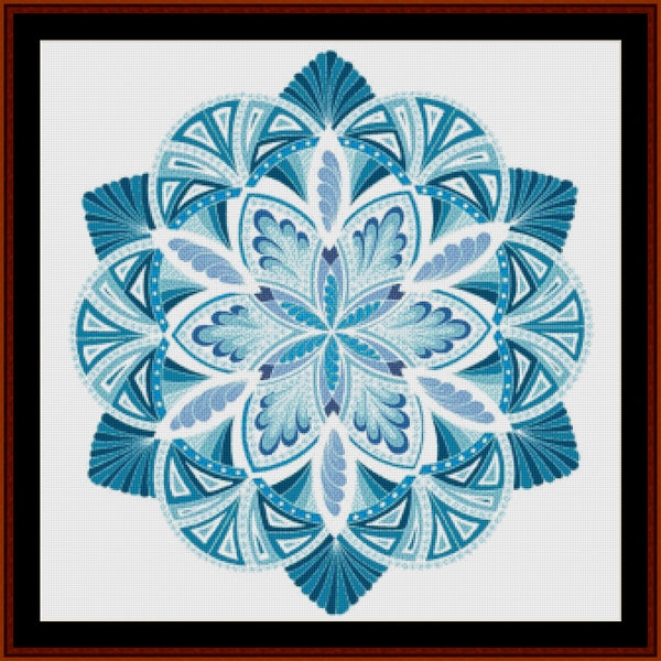 Counted Cross Stitch Pattern: Mandala 21 - Cross Stitch Collectibles