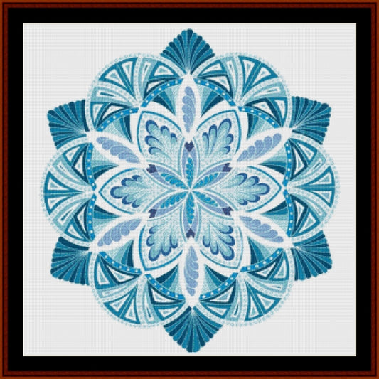 Counted Cross Stitch Pattern: Mandala 21 - Cross Stitch Collectibles