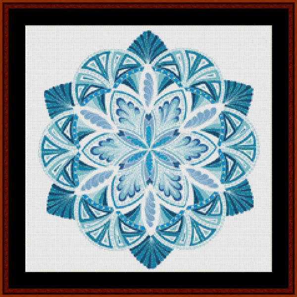 Counted Cross Stitch Pattern: Mandala 21 (Small) - Cross Stitch Collectibles