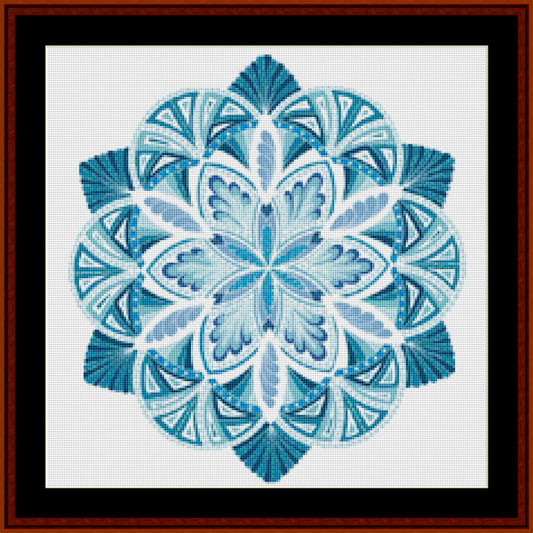 Counted Cross Stitch Pattern: Mandala 21 (Small) - Cross Stitch Collectibles