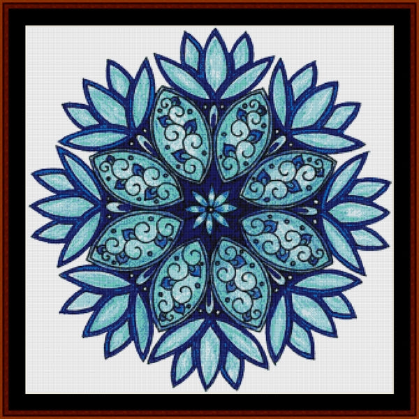 Counted Cross Stitch Pattern: Mandala 22 (Large) - Cross Stitch Collectibles