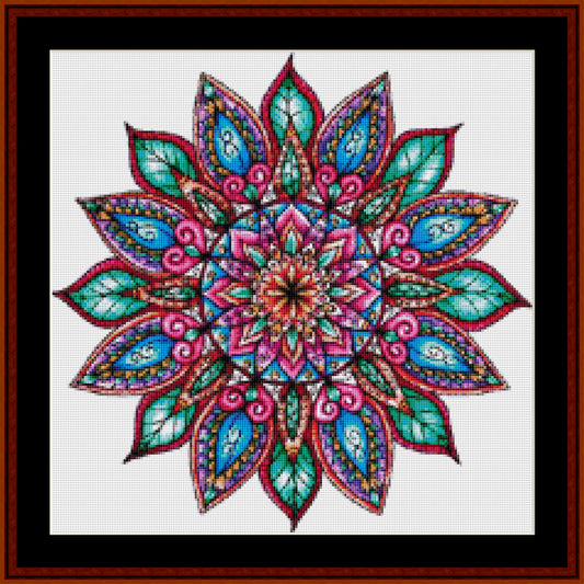 Counted Cross Stitch Pattern: Mandala 23 (Small) - Cross Stitch Collectibles