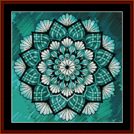 Counted Cross Stitch Pattern: Mandala 24 (Small) - Cross Stitch Collectibles