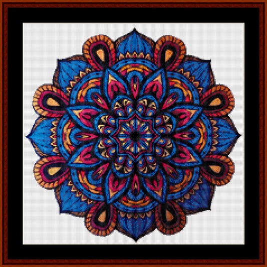 Counted Cross Stitch Pattern: Mandala 25 (Small) - Cross Stitch Collectibles