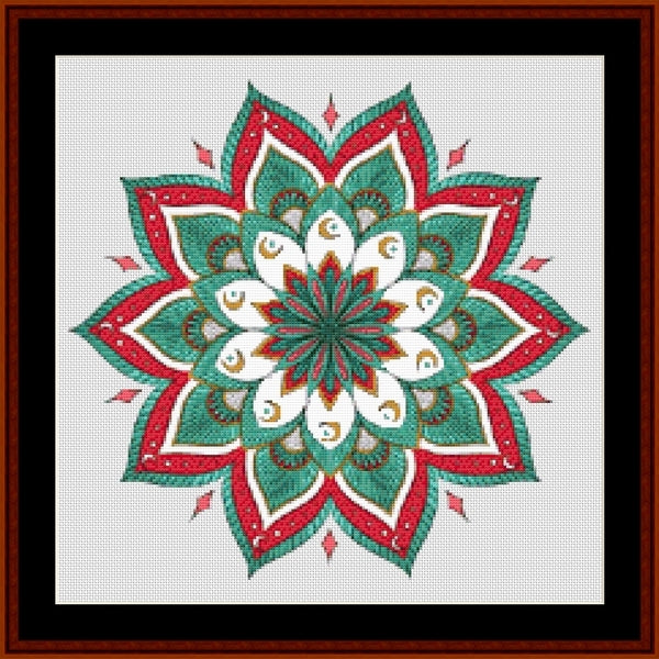 Counted Cross Stitch Pattern: Mandala 26 (Large) - Cross Stitch Collectibles