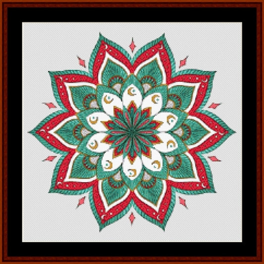 Counted Cross Stitch Pattern: Mandala 26 (Large) - Cross Stitch Collectibles