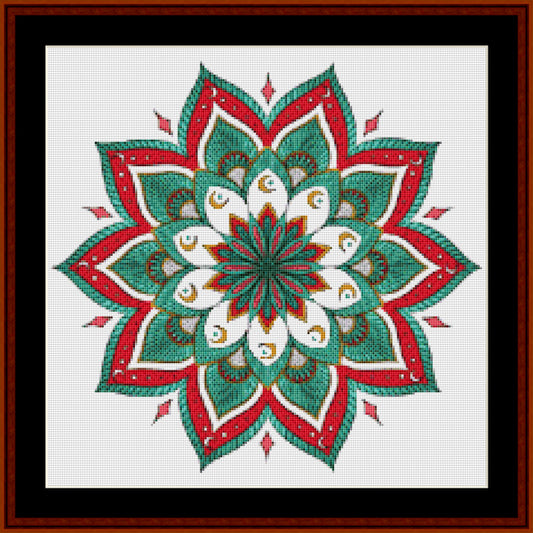 Counted Cross Stitch Pattern: Mandala 26 (Small) - Cross Stitch Collectibles
