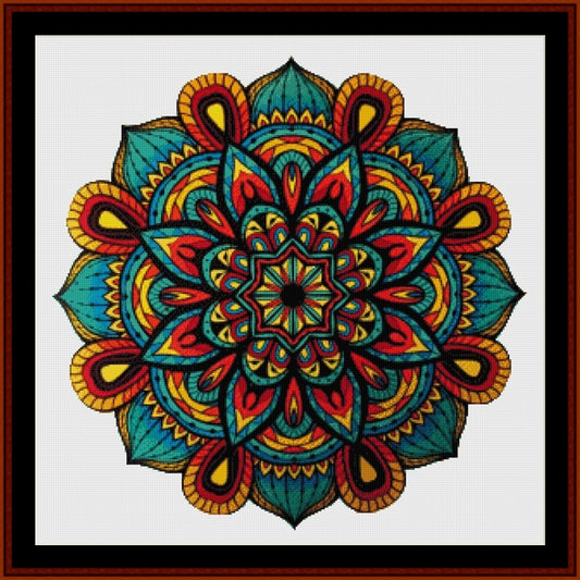 Counted Cross Stitch Pattern: Mandala 27 (Large) - Cross Stitch Collectibles