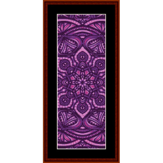 Counted Cross Stitch Pattern: Mandala 30 Bookmark - Cross Stitch Collectibles