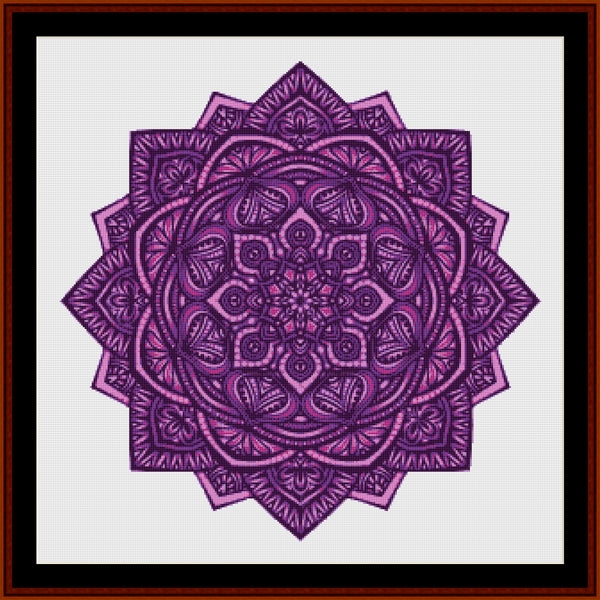 Counted Cross Stitch Pattern: Mandala 30 (Large) - Cross Stitch Collectibles