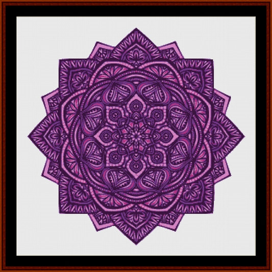 Counted Cross Stitch Pattern: Mandala 30 (Large) - Cross Stitch Collectibles