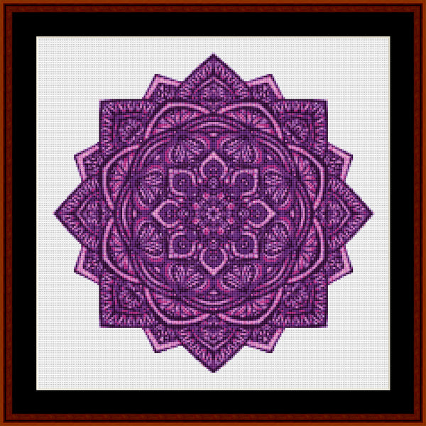Counted Cross Stitch Pattern: Mandala 30 (Small) - Cross Stitch Collectibles