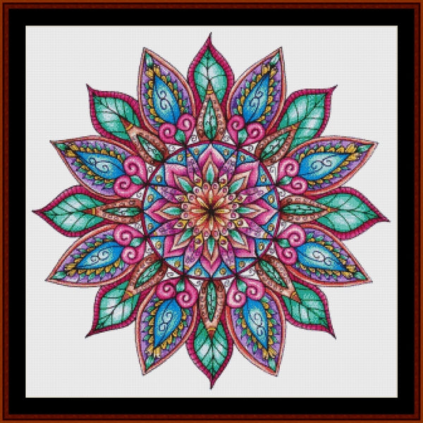 Counted Cross Stitch Pattern: Mandala 31 (Large) - Cross Stitch Collectibles