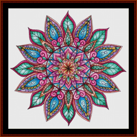 Counted Cross Stitch Pattern: Mandala 31 (Large) - Cross Stitch Collectibles