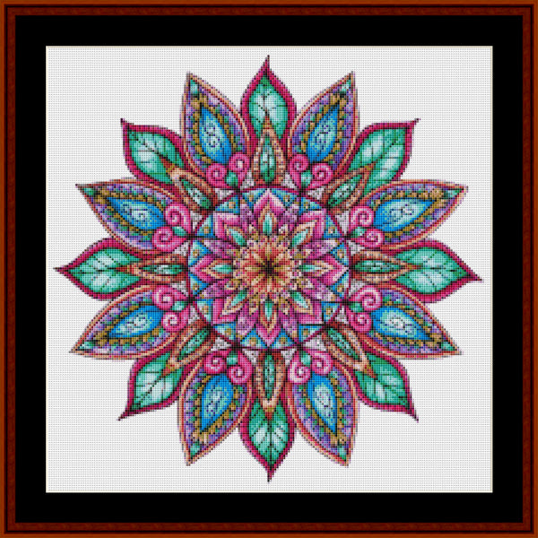 Counted Cross Stitch Pattern: Mandala 31 (Small) - Cross Stitch Collectibles
