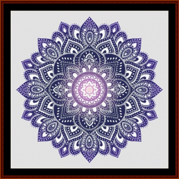 Counted Cross Stitch Pattern: Mandala 35 (Large) - Cross Stitch Collectibles