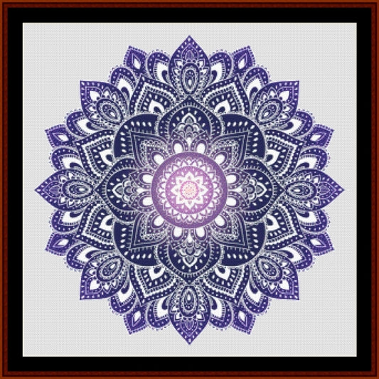 Counted Cross Stitch Pattern: Mandala 35 (Large) - Cross Stitch Collectibles