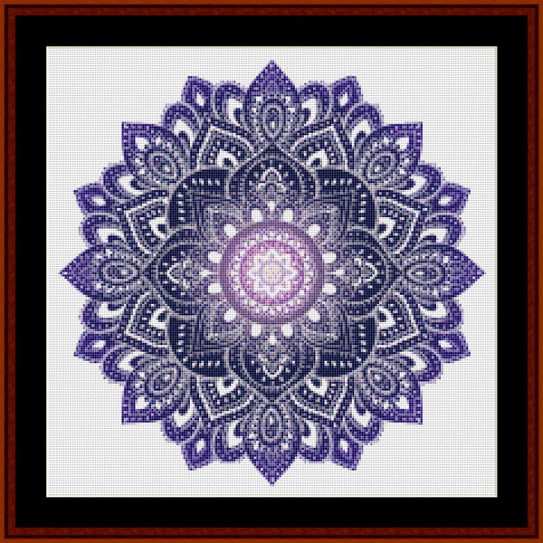 Counted Cross Stitch Pattern: Mandala 35 (Small) - Cross Stitch Collectibles
