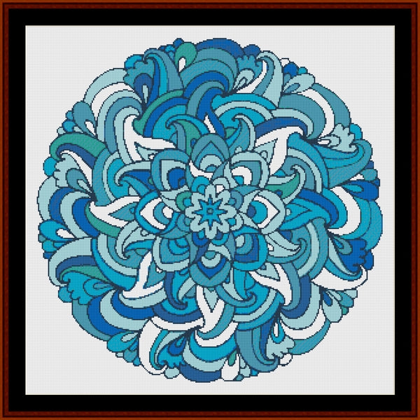 Counted Cross Stitch Pattern: Mandala 36 (Small) - Cross Stitch Collectibles