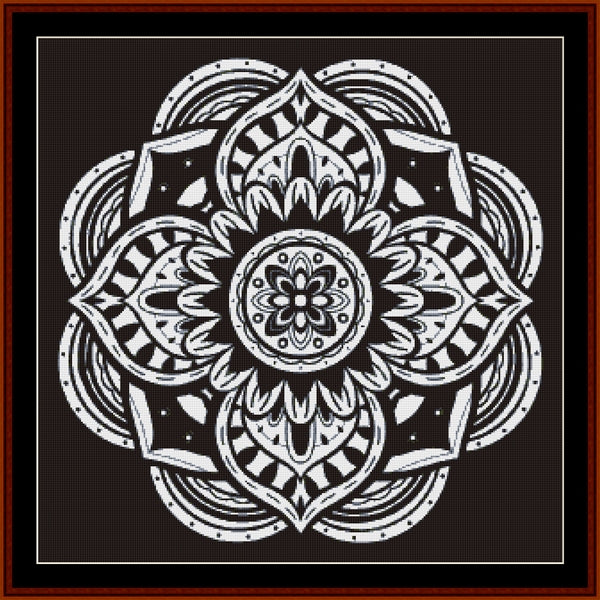 Counted Cross Stitch Pattern: Mandala 38 (Large) - Cross Stitch Collectibles