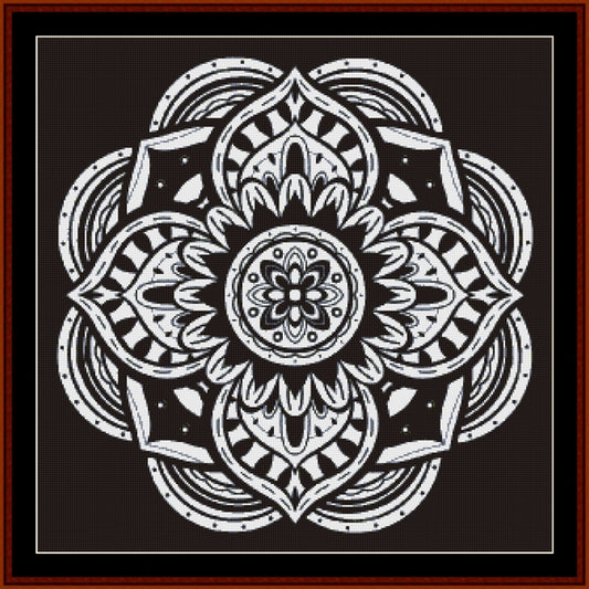 Counted Cross Stitch Pattern: Mandala 38 (Large) - Cross Stitch Collectibles